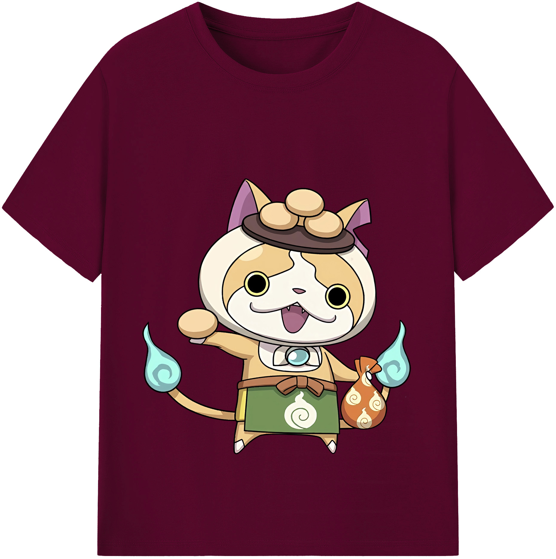 （画像用） 妖怪ウォッチ Yo-kai Watch レディースカジュアルプリントTシャツ（綿100％）